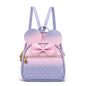 KL928 Girls Bowknot Polka Dot Cute Mini Backpack Small Daypacks Convertible Shoulder Bag Purse for Women