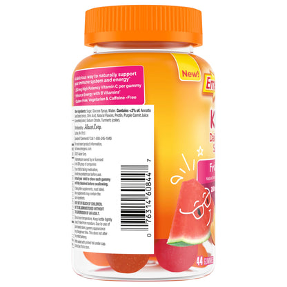 Emergen-C Kidz Daily Immune Support Dietary Supplements, Flavored Gummies with Vitamin C and B Vitamins for Immune Support, Berry Bash - 44 Count