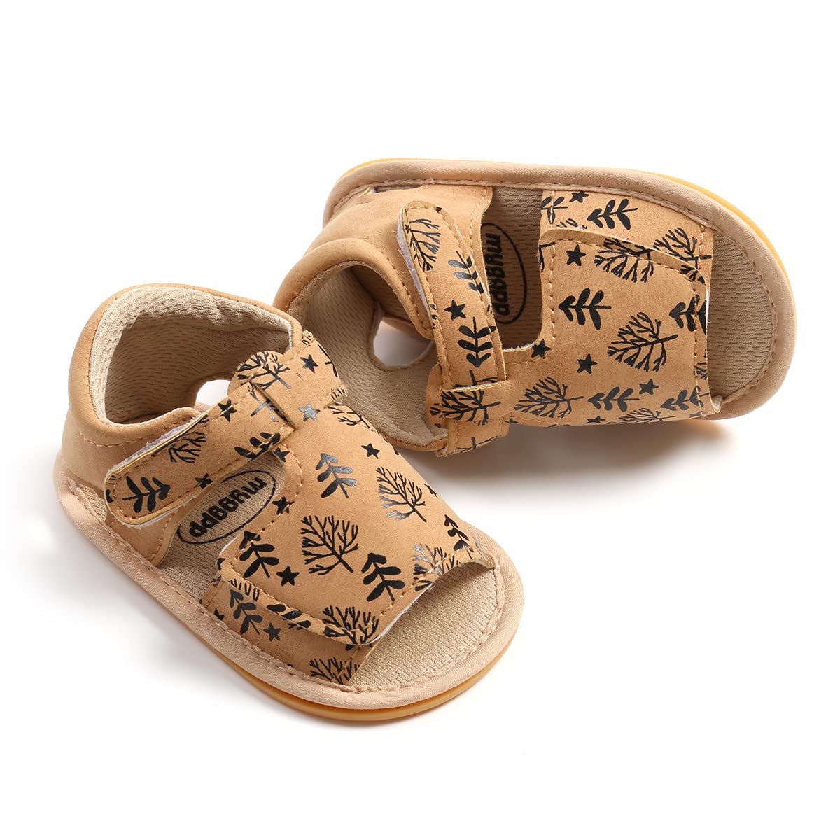 GAISUMMI Baby Girls Sandals Summer Bowknot Infant Crib Shoes Toddler Pu Leather Soft Rubber Sole First Walkers