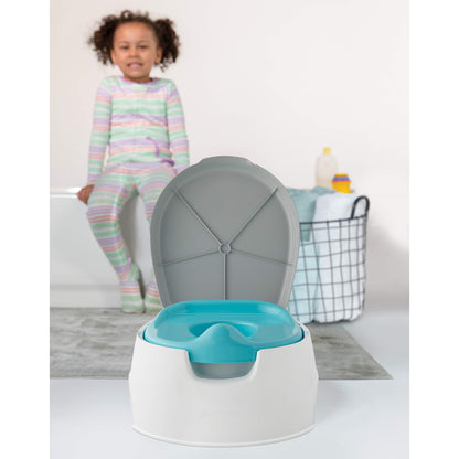 Ingenuity Prepare to Potty 3-in-1 System - Potty Training Toilet, Topper, Step Stool, Easy Setup, Pink, for Toddlers 18 Months+
