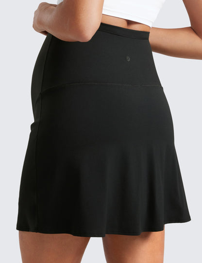 CRZ YOGA Butterluxe Maternity High Waisted Skirts for Women A Line Golf Tennis Workout Casual Pregnancy with Shorts Pockets