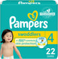 Pampers Baby Diapers - Swaddlers - Size 1, 198 Count, Ultra Absorbent Disposable Infant Diaper