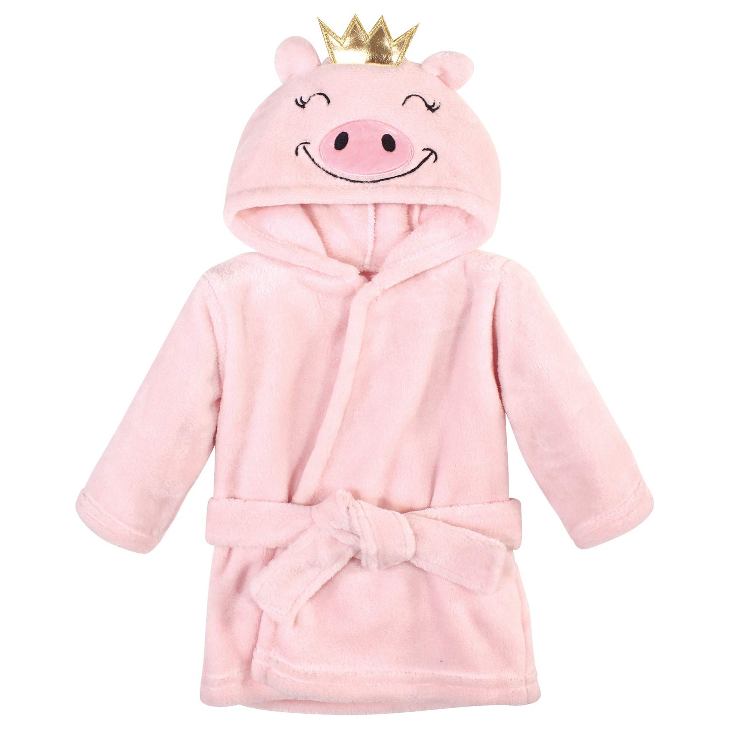 Hudson Baby Unisex Baby Plush Animal Face Bathrobe