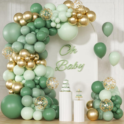 147pcs Neutral Balloon Garland Arch Kit, Different Sizes with Beige Cream Sand White Metallic Champagne Gold Balloons for Wedding Bridal Shower Birthday Boho Neutral Baby Shower Party Decorations