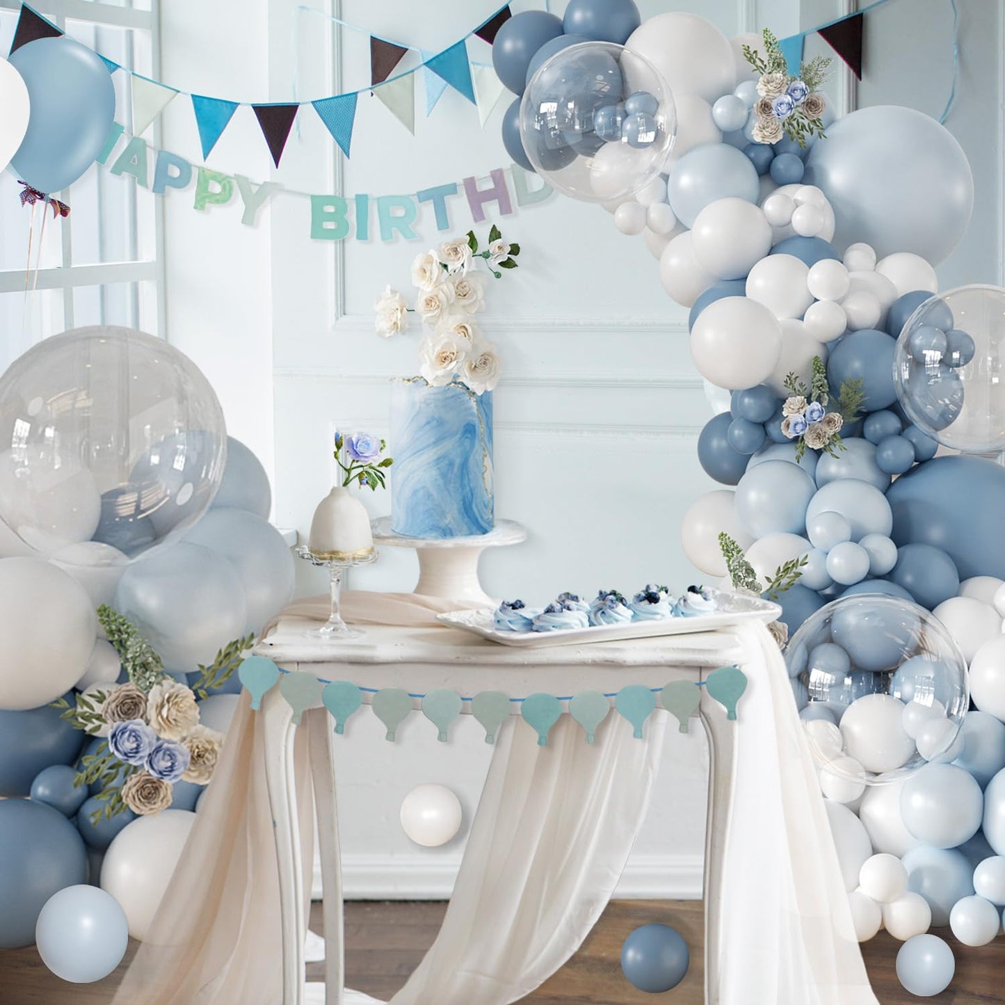 Dusty Pink Balloon Arch Kit, 126 Pcs Pastel Macaron Balloon Garland Kit Include Light Sand Pink Balloons for Birthday Baby Shower Wedding Bridal Gender Reveal Decorations