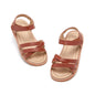 Felix & Flora Toddler Girls Sandals Soft Rubber Flats Summer Baby Flower Girl Shoes.