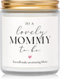 First Mothers Day Gifts, Mom to Be Gift, Pregnancy Gifts for Expecting Moms - Lavender Scented Candle, Lovely New Mom Gift, Best Present for Expectant Moms