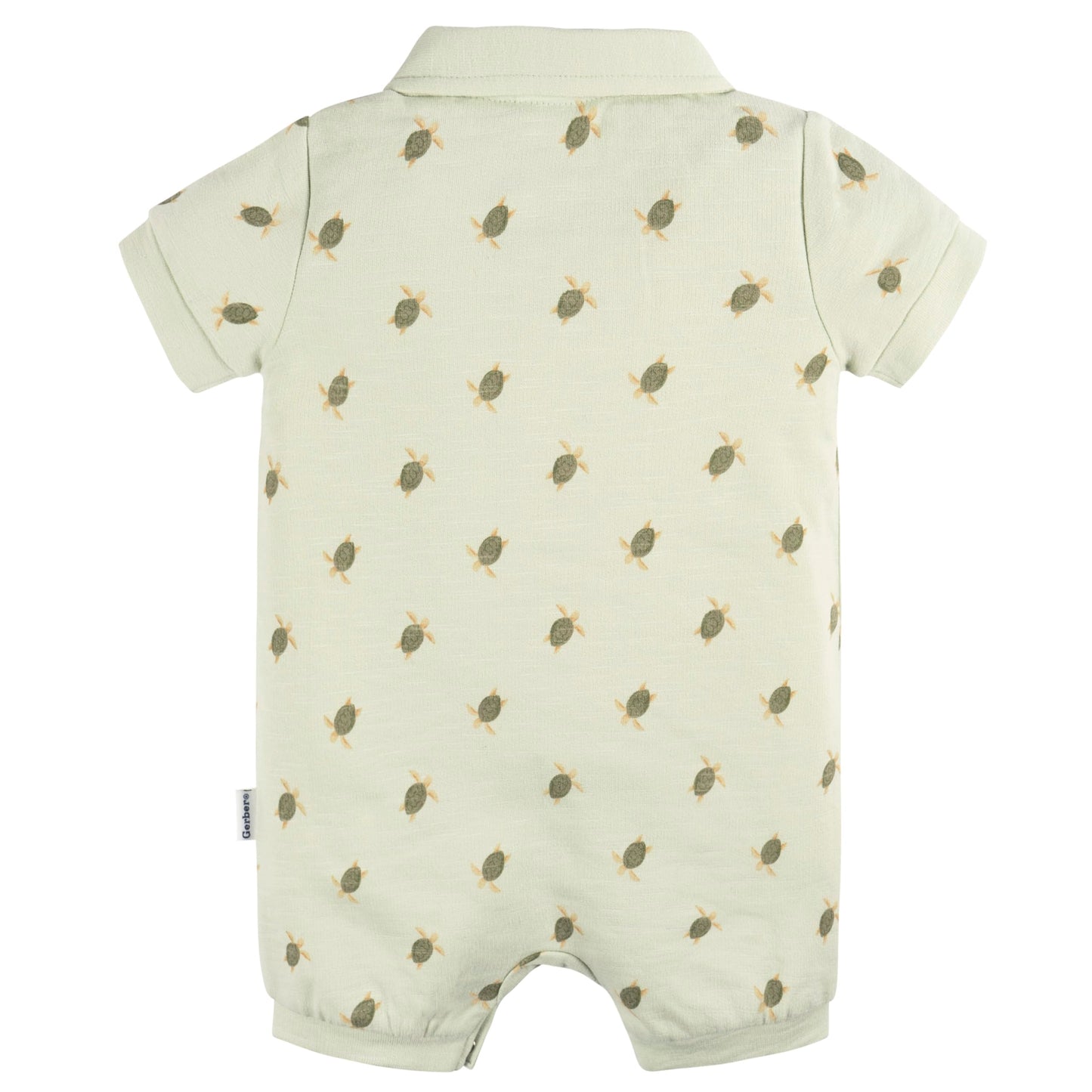 Gerber Baby Boys' Cotton Polo Romper