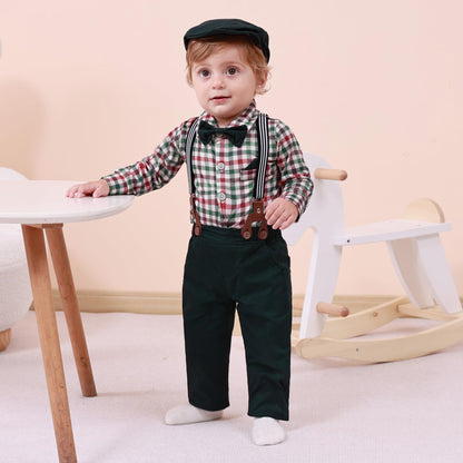 SANMIO Baby Boy Clothes 0-24M Baby Boy Suits 4pcs Baby Boys Baptism Easter Outfits Baby Christmas Clothes