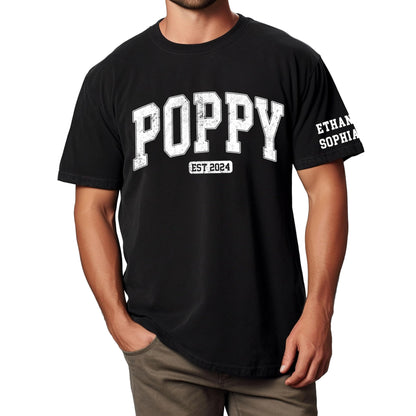 Personalized Custom Grandpa Shirt, Fathers Day Shirt Gifts for Grandpa, Gifts for Dad
