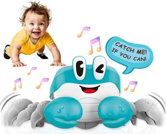 BEKILOLE Tummy Time Toys Baby Toys 6-12 Months | Musical Toddler Boys Girls Birthday Gift for Age 0+ Months | Battery NOT Included - Pink