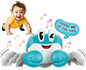 BEKILOLE Tummy Time Toys Baby Toys 6-12 Months | Musical Toddler Boys Girls Birthday Gift for Age 0+ Months | Battery NOT Included - Pink