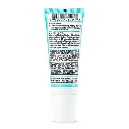 Wink Well Baby Teething Relief for Infants and Kids, Cooling, Soothing Natural Gel for Sore Gums and Other Teething Discomfort, May Be Used As A Toddler Training Toothpaste (15 ml)