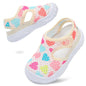 LeIsfIt Toddler Sandals Boys Girls Wide Sandals Kids Water Sandals Barefoot Water Shoes for Beach Swim Lightweight Closed Toe Summer Sandals