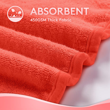 Baby Hooded Towel with Unique Animal Design Ultra Soft Thick Cotton Bath Towel for Newborn (Bunny)