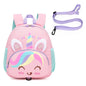 SUN EIGHT Preschool Backpack with Anti-Lost Harness Toddler Backpack School Bag 3D Cartoon Lunch Backpack for Toddler Girls 1-4 Years(Butterfly)