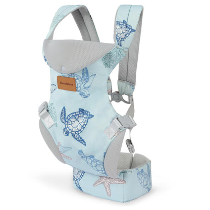 Baby Carrier Newborn to Toddler, Ergonomic Adjustable Toddler Carriers for 7-66 Lbs, Cozy Lightweight Infant Carrier with Neck Support, Baby Holder Carrier with Lumbar Support for Mom Dad