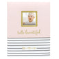Pearhead Hello Baby First 5 Years Memory Book, Baby Girl Keepsake for New and Expectant Parents, Pregnancy And Milestone Journal, Pink