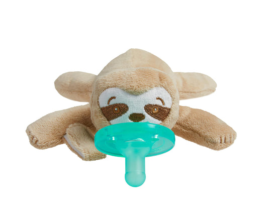 Philips AVENT Soothie Snuggle Pacifier Holder with Detachable Pacifier, 0m+, Giraffe, SCF347/01-1 Count (Pack of 1)