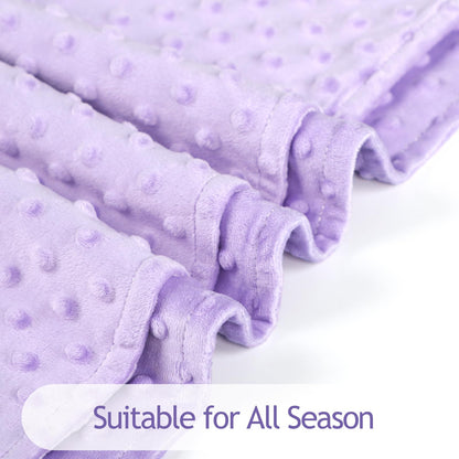 Baby Blanket for Girls, Soft Toddler Blanket 30 x 40 Inch, Newborn Blankets for Nursery, Stroller, Toddler Bed, Carseat, Double Layer, Pink