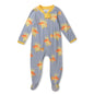 HonestBaby Sleep & Play Footed One-Piece Pajama Sleeper 100% Organic Cotton, Baby Boys