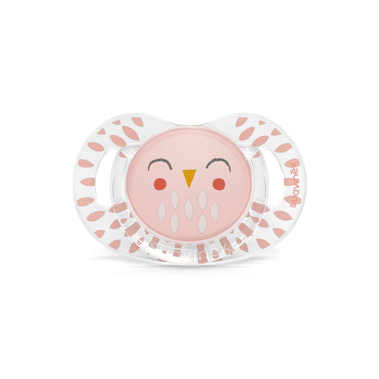 Suavinex Bonhomia SX PRO Physiological Pacifier, Supports Breastfeeding Babies, Pacifiers 18+ Months, 2 Pack Baby Pacifier, Baby Accessories, (Pink/Beige)