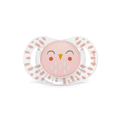 Suavinex Bonhomia SX PRO Physiological Pacifier, Supports Breastfeeding Babies, Pacifiers 18+ Months, 2 Pack Baby Pacifier, Baby Accessories, (Pink/Beige)