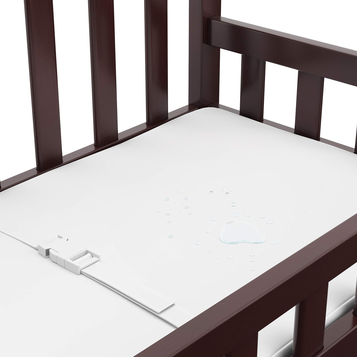 Graco Changing Table with Water-Resistant Changing Pad (White) – GREENGUARD Gold Certified, Multi Storage Nursery Changing Table for Infants and Babies