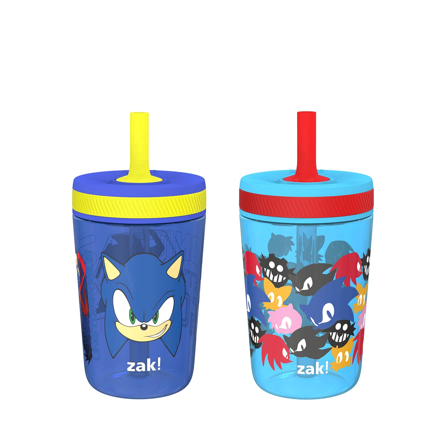 Zak Designs Disney Princess Kelso Toddler Cups For Travel or Home, 15oz 2-Pack Plastic Sippy Cups, Leak-Proof For Kids (Ariel, Aurora, Belle, Cinderella, Jasmine, Mulan, Rapunzel, Tiana)