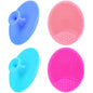 Baby Bath Brush, Baby Cradle Cap Brush, Silicone Massage Brush, Silicone Scrubbers Exfoliator Brush, Skin Scrubber Baby Essential for Dry Skin, Cradle Cap and Eczema (Small-4PCS)