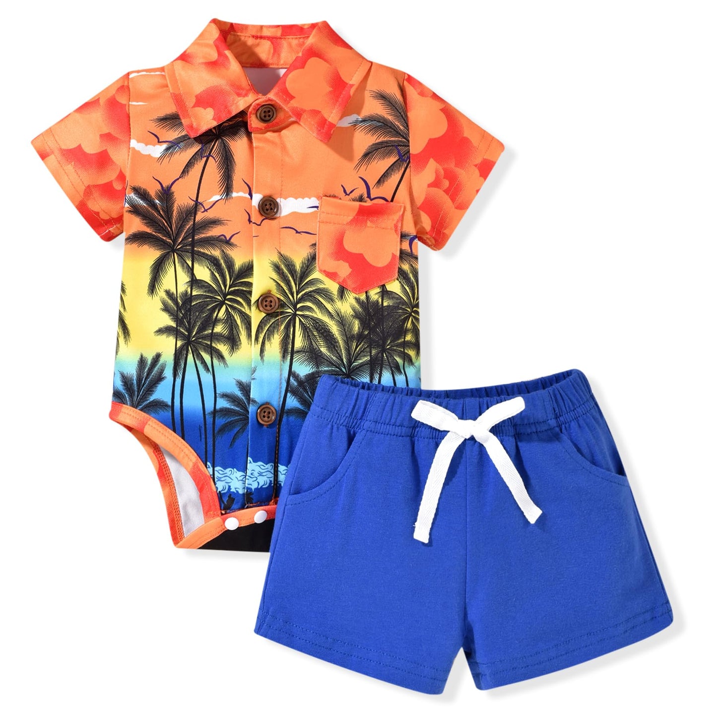 Baby Boy Hawaiian Outfit