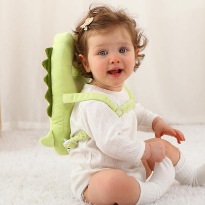 Baby Head Protector Backpack -Soft & Lightweight Pads - Prevents Bebes Backward Fall Astronauts Plush Stuffed