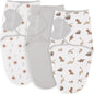 Susurration Swaddles for Newborns, 100% Cotton Baby Swaddle Sleep Sack, with Adjustable Velcro, Breathable and Durable Unisex Swaddle Sleep Sack, 3 Pack