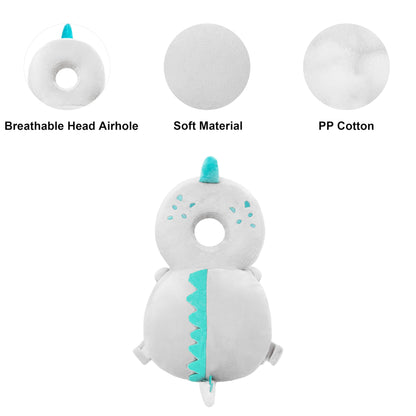 Baby Back Potection Toddler Safety Protector Cushion Pad Toddler Backpack for Crawling Walking Adjustable Toddlers Back Safety Pad for Boys and Girls(Green Dinosaur)