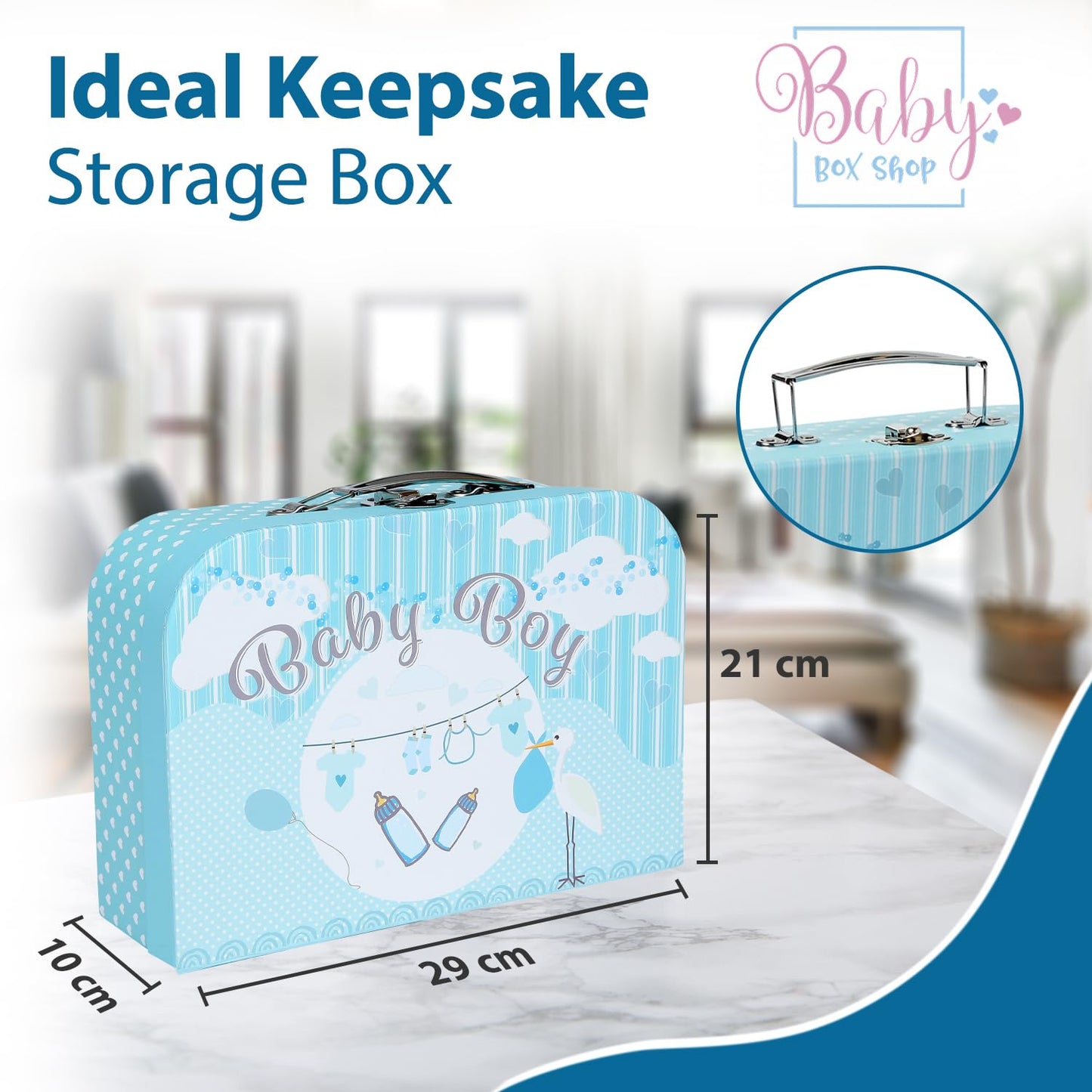 Baby Box Shop Baby Shower Gifts for Girl, Newborn Essentials in a Pink Baby Girl Hamper for New Born