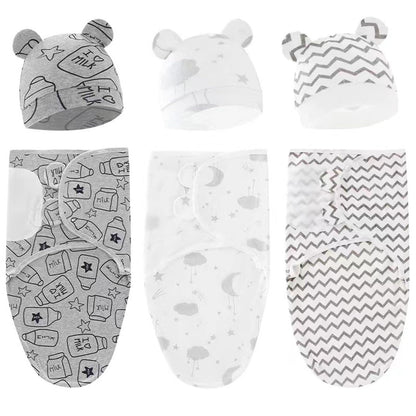 3-Pack Organic Baby Swaddle Sleep Sacks - Newborn Swaddle Sack - Baby Sleep Sack - Baby Swaddle Blanket Wrap…