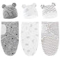 3-Pack Organic Baby Swaddle Sleep Sacks - Newborn Swaddle Sack - Baby Sleep Sack - Baby Swaddle Blanket Wrap…