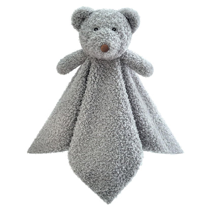 Baby Brown Teddy Bear Soft Stuffed Animal Security Blanket, Plush Bear Character Lovey Blanket, Baby Shower/Nursery Gift, Newborn Infant Toddler Snuggle Blankie for Boys Girls, 14 Inches