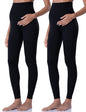 POSHDIVAH Women's Maternity Leggings Over The Belly Pregnancy Yoga Pants Active Wear Workout Leggings