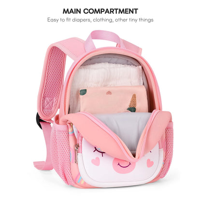 mibasies Toddler Backpacks for Girls 2-4: Baby Preschool Backpack - Kids Unicorn Backpack for Boys Girls - 12inch Mini School Bag