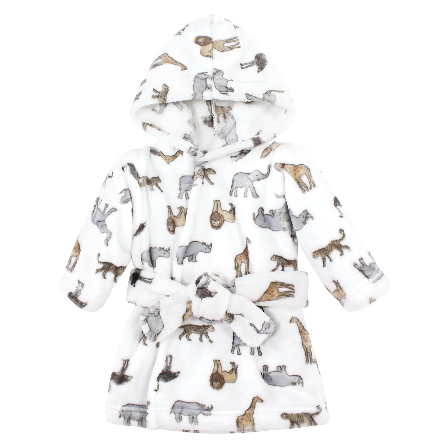 Hudson Baby Unisex Baby Plush Animal Face Bathrobe