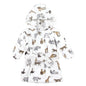 Hudson Baby Unisex Baby Plush Animal Face Bathrobe