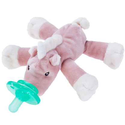 Nookums Paci-Plushies Buddies - Alligator Pacifier Holder - Adapts to Name Brand Pacifiers, Suitable for All Ages, Plush Toy Includes Detachable Pacifier