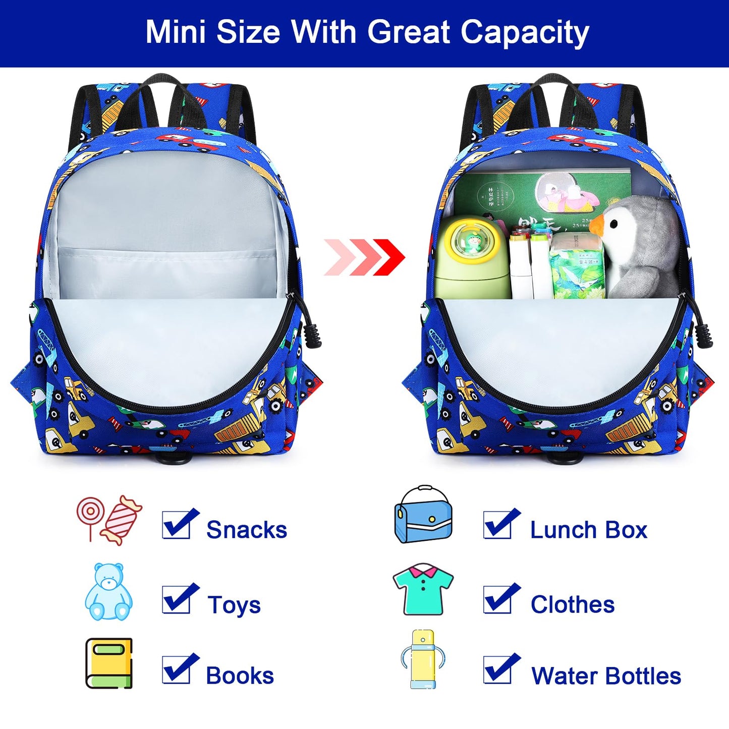 Accmor Toddler Backpack Leash, Cute Unicorn Baby Backpacks with Anti Lost Wrist Link, Mini Kids Backpack Leash Walking Harness for Outdoor Travel, Adorable Backpack Tether for Boys Girls 1-3 (Purple)