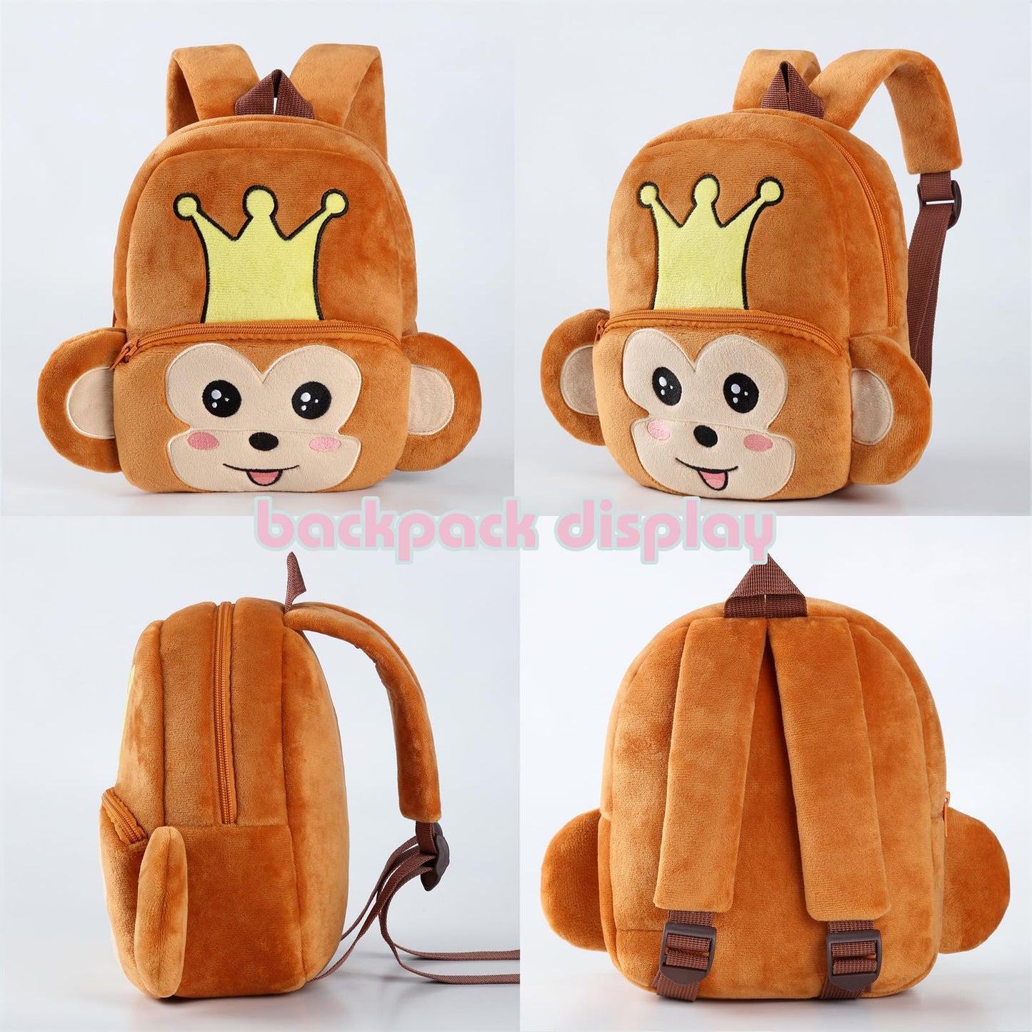 Toddler Backpack for Girls Boys School Small Backpacks Toddler Back Pack Stuffed Animal Backpack Kawaii Kids Mini School Bag Preschool Age 2-4 Unicorn