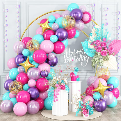 Dusty Blue Sage Green Balloon Arch Kit Slate Fog Blue Pastel Green White Sand Beige Gold Balloons Garland for Jungle Safari Birthday Baby Shower Wedding Party Decorations