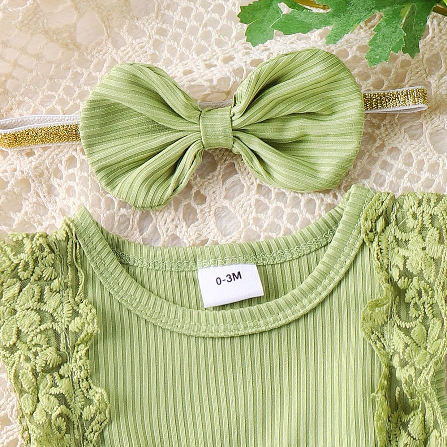 Baby Girl Clothes Newborn Romper Dress Infant Lace Ruffle Sleeveless Summer Outfits with Headband 0-12 Months