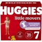 Huggies Size 6 Diapers, Little Movers Baby Diapers, Size 6 (35+ lbs), 108 Count, Packaging May Vary