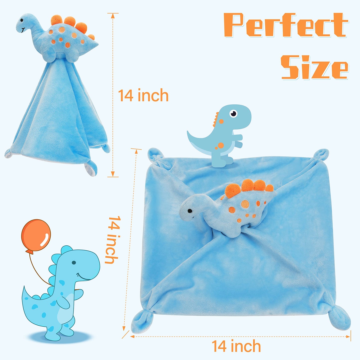 Pro Goleem Duck Security Blanket Soft Yellow Baby Lovey Unisex Lovie Baby Gifts for Newborn Toddler Snuggle Toy Stuffed Animal 16 Inch