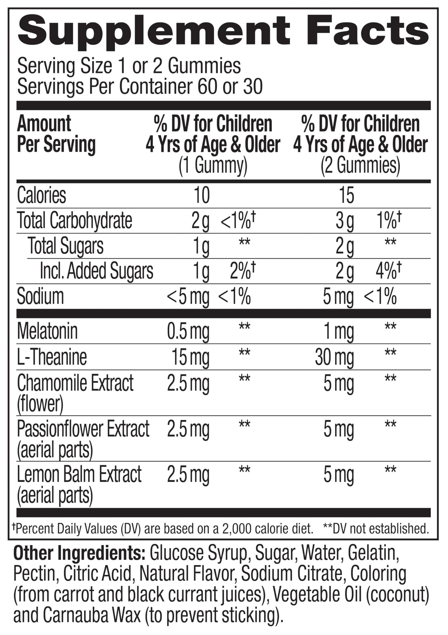 OLLY Kids Sleep Gummy, 0.5mg Melatonin, L Theanine, Chamomile, and Lemon Balm, Childrens Chewable Supplement, Raspberry - 50 Count
